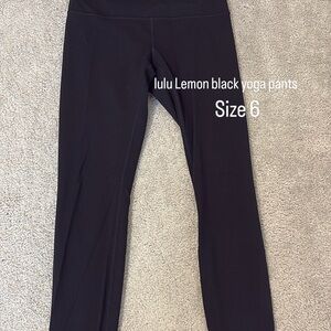 lululemon athletica Women's Black Leggings